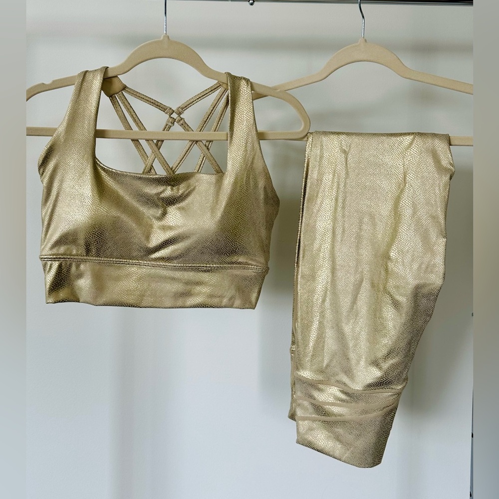 BuffBunny Legacy Legging V2 - Gold Cobra